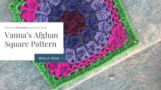 Vannas Afghan Crochet Square