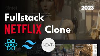 Full Stack Netflix Clone in React, Tailwind CSS, Next.JS, Prisma, MongoDB, NextAuth & Vercel  (2023)