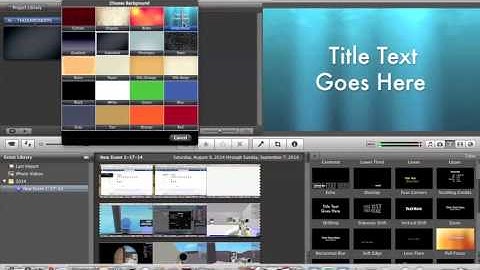 iMovie 11 Intro/Outro Tutorial. (Basic)