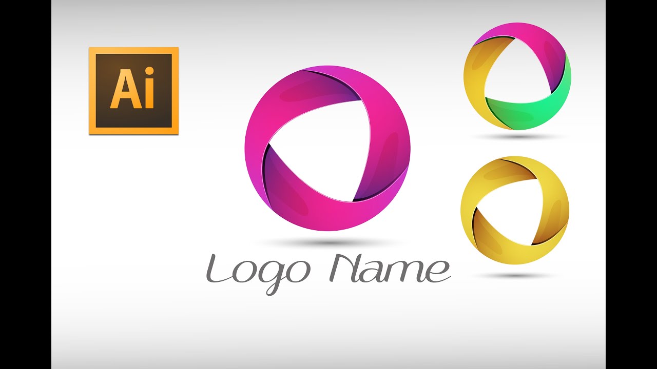 Adobe Illustrator cc Tutorial logo Design  YouTube