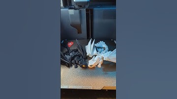 3D PRINTED LIGHT FURY by 像素 on Makerworld #3dprinting #3d #bambulab  #howtotrainyourdragon #dragon