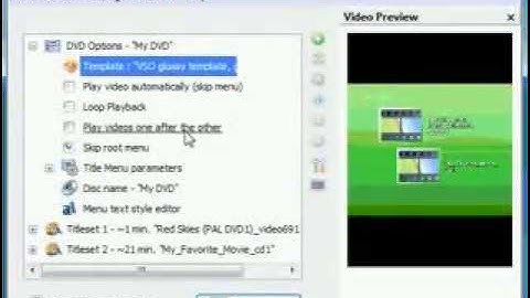Burn avi video to DVD