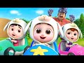 Wheels on the Car | 英語の歌 | 子どもの歌 | 童謡 | スーパーパンドビ | Super Pandobi