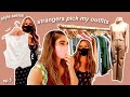 asking girls at Aritiza to pick my outfits *kind of shook*