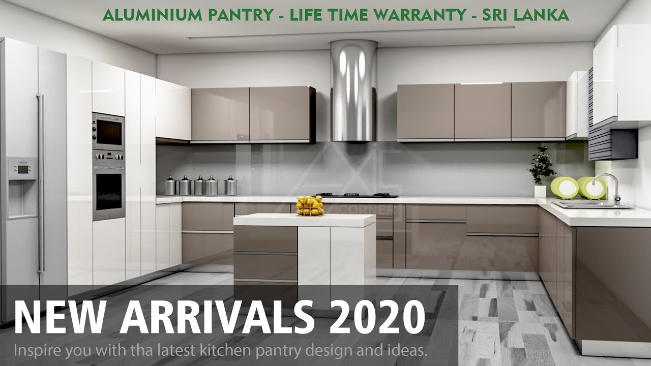 MODERN LAXUARY ALUMINIUM PANTRY CUPBOARDS WITH LIFE TIME WARRANTY