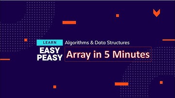 1- Array as a data structure in 5 minutes