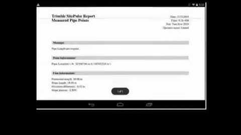 Trimble SitePulse - Viewing SitePulse Reports