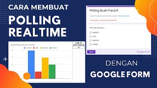 Cara Membuat Polling Realtime Online dengan Google Form