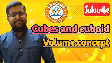 Volume of cuboid and cubes