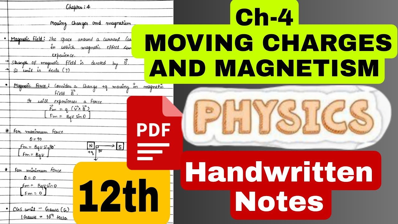 case study questions moving charges and magnetism