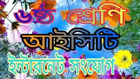 Information and Communication Technology Class 6 | Chapter 5 Lesson-2 | Internet Connection.