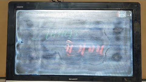 LED LCD  Ghosting Because Screen Burn  On TV  How to Replace polarizer film