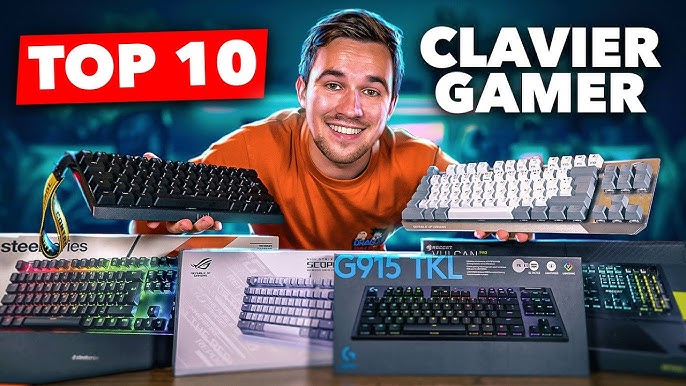 TOP 5 Meilleurs Claviers Mécaniques pour Gamer 60%, 65%, 75%, TKL et claviers  gamer pleine grandeur 