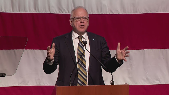 Gov. Tim Walz speaks after presidential election [FULL SPEECH]
