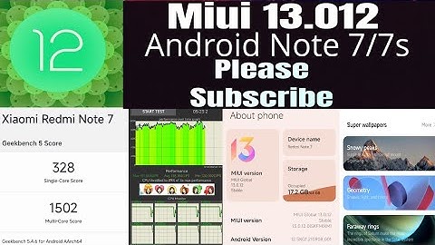 MIUI 13.0.12 EU ROM FOR REDMI NOTE 7/7S | SMOOTH ROM | ANDROID 12 | AOD SUPER WALLPAPER INCLUDED |