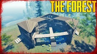 HOW TO BUILD THE POND HOUSE | The Forest screenshot 2