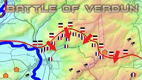 Battle of Verdun Animated Map