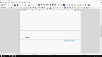 LibreOffice Writer: Different Headers on Each Page