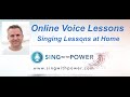 Online voice lessons singing lessons at home worldwide  sing with power voice lessons