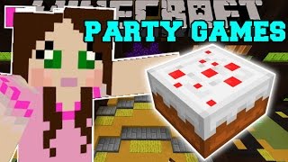 Minecraft: PARTY MINI-GAMES! (COIN JUMPING, VOLCANO PARKOUR, PIG FISHING!) Mini-Game