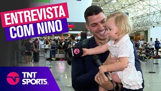 NINO EXPLICA O MOTIVO DE TER ESCOLHIDO O ZENIT, MAS FILHA DO ZAGUEIRO QUE ROUBA A CENA NA ENTREVISTA