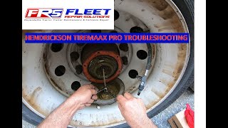 Air leaking from axle. Troubleshooting Hendrickson TIREMAAX PRO tire auto inflation system.