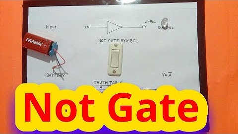 NOT GATE Logic Gate Science Project