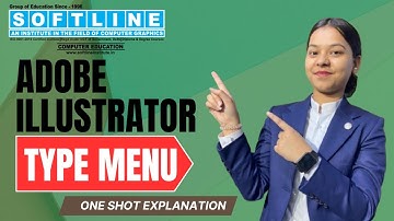 Illustrator Type Menu Explained | Typography Made Easy | By Chahat Ma’am