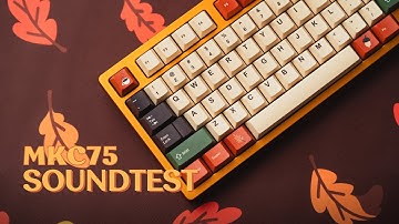 MKC75 Sound Test with N2O Switches