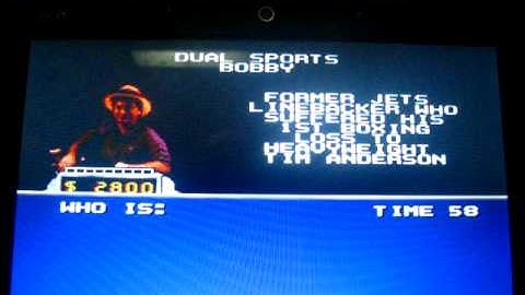 Jeopardy! Sports Edition SNES Gameplay 1 (Third and Final Redemption) Part 3