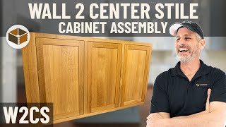 Wall 2 Center Stile Cabinet Assembly, Features & Benefits (W2CS) | RTA Cabinet Assembly