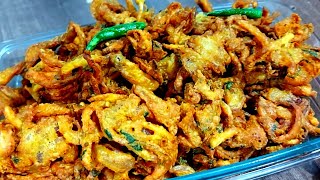 Crispy Onion Bhaji | Onion Bhaji | Kusum's Kitchen |