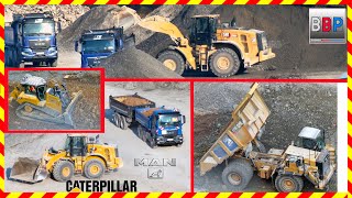 CAT 980, 972M XE, D6, 775G, ... Steinbruch, Germany, 2024. #caterpillar #quarry