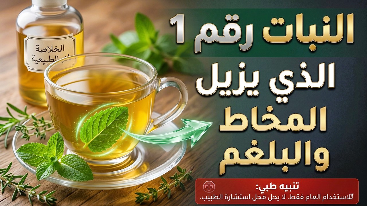 كوب واحد يطرد كل المخاط والبلغم من صدرك فورًا!