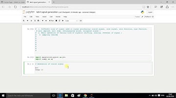 Lab 4: Signal Generation and Basic Signal Operations
