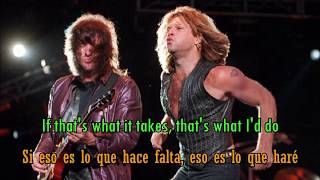 BON JOVI - If that&#39;s what it takes (Lyrics / Subtitulado)