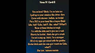 kay Flock & Cardi B - Shake It (lyrics)