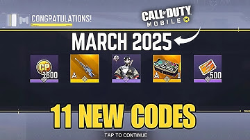 *NEW* CODM 17 WORKING NEW REDEEM CODES MARCH 2025 | NEW CODM REDEEM CODES MARCH 2024|REDEEM CP