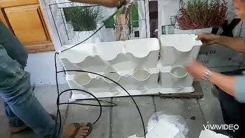 Hướng dẫn lắp Khung Module Trồng Rau Đứng tại nhà Minigarden Bồ Đào Nha 1m2 có tưới nhọ giọt