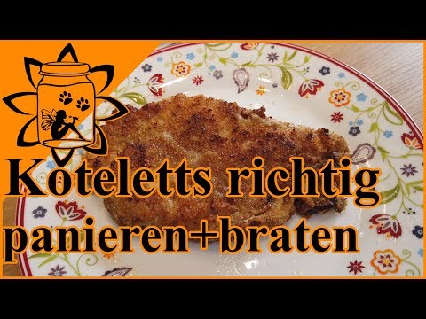 Video: Wie Man Ein Kotelett Richtig Frittiert