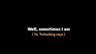 Mentahan - somebody that used to know x I'm not angry anymore (Lyrics terjemah) 🎵