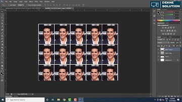"Creating Perfect Passport Size Photos in Adobe Photoshop CS6 | Windows 10 Tutorial"