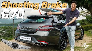 2022 Genesis G70 Shooting Brake Review – 40% more Trunk Space!