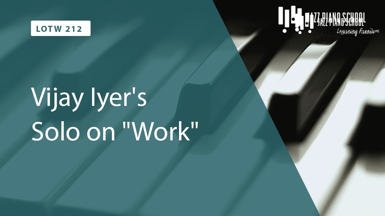 YouTubeでVijay Iyer's Solo on "Work" (LOTW #212)を視聴 YouTubeでVijay Iyer's Solo on "Work" (LOTW #212)を視聴