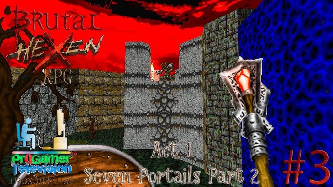 Brutal Hexen RPG - Beyond Heretic Прохождение (Walkthrough) #2 Act.