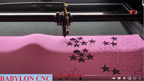 Máy Cắt Laser 1390 Chuyên Ngành Mút Xốp, Vải Nỉ, Gỗ, Mica - BABYLON CNC