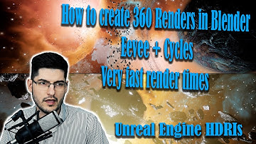 How to create Panoramic (360º) Renders in Blender Eevee + Cycles || Blender Tutorial
