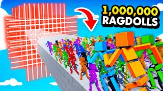 Mive Laser Shredder Vs 1,000,000 Ragdolls