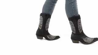 Lateral botins zíper femininos com