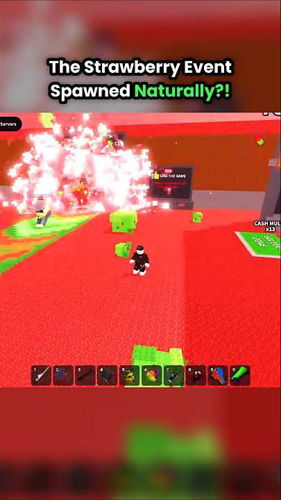 A Strawberry Elephant Spawned Naturally 🤩🤑!!